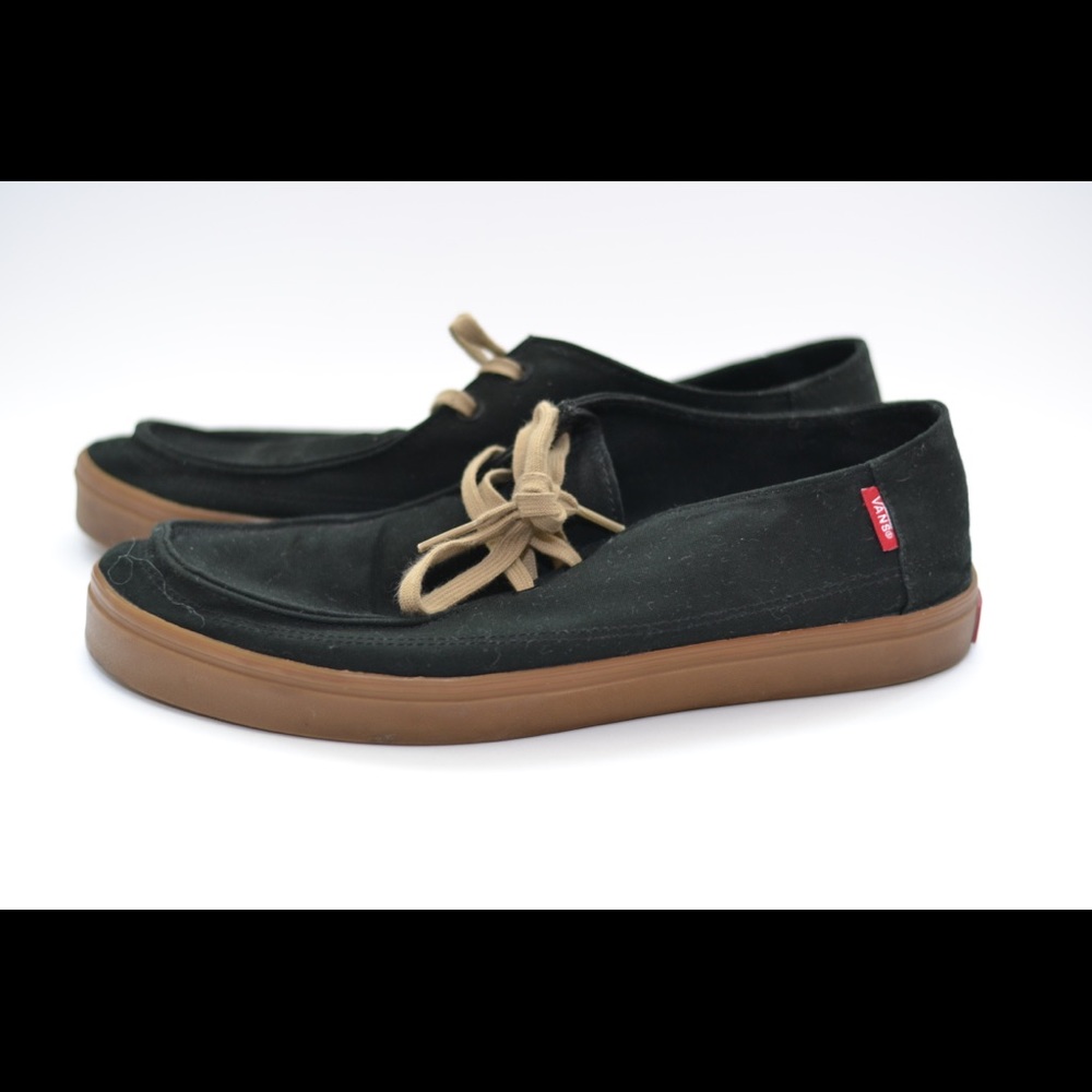EUC men’s canvas Vans chukka shoes size 10.5